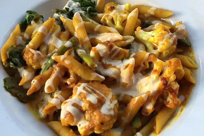 Image: The pumpkin pasta at City, O' City is an annual fall tradition.
