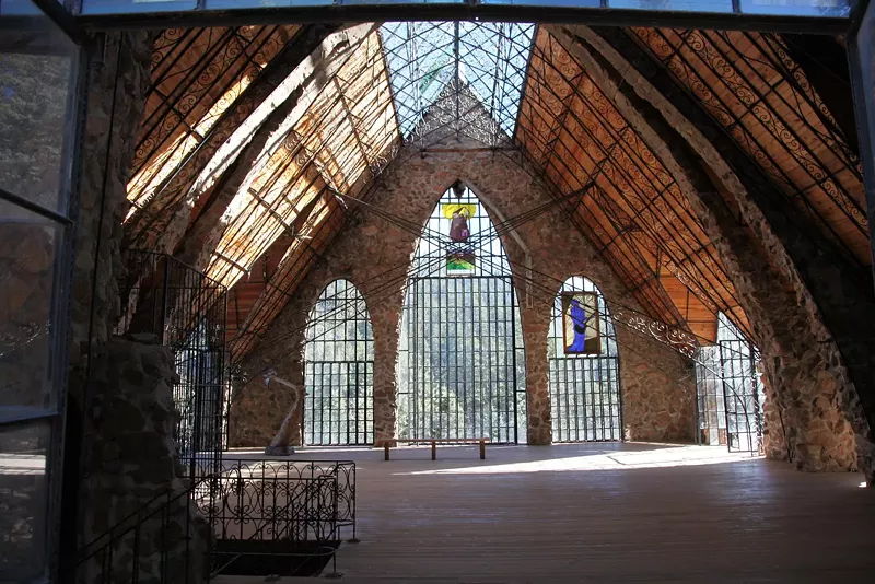Image: Just one of the many marvels at Bishop Castle.