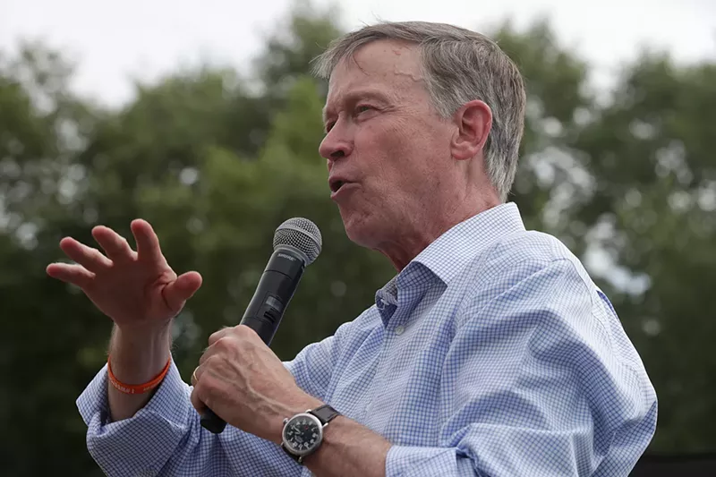 Image: John Hickenlooper didn't initially support marijuana legalization, but has since changed his stance.