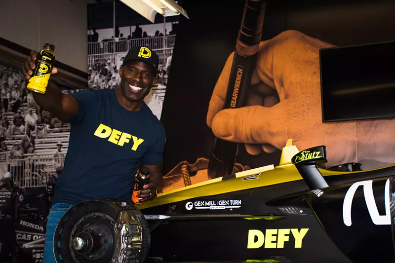 Image: Former Broncos great Terrell Davis is moving fast with his CBD sports drink.