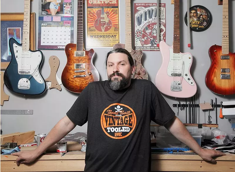 Image: Matt Flaherty of Texas Toast Guitars.