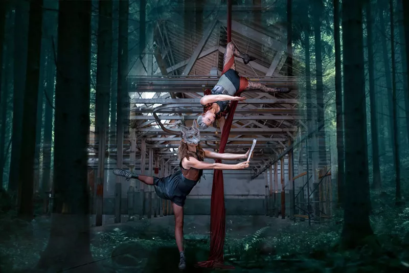 Image: This is not a drill! Catch the Invisible Circus at Deep Rock Drill.