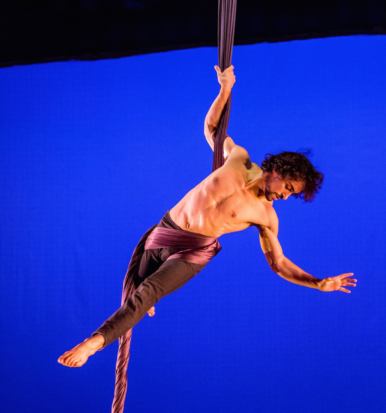 Teo Spencer at the Aerial Dance Festival.