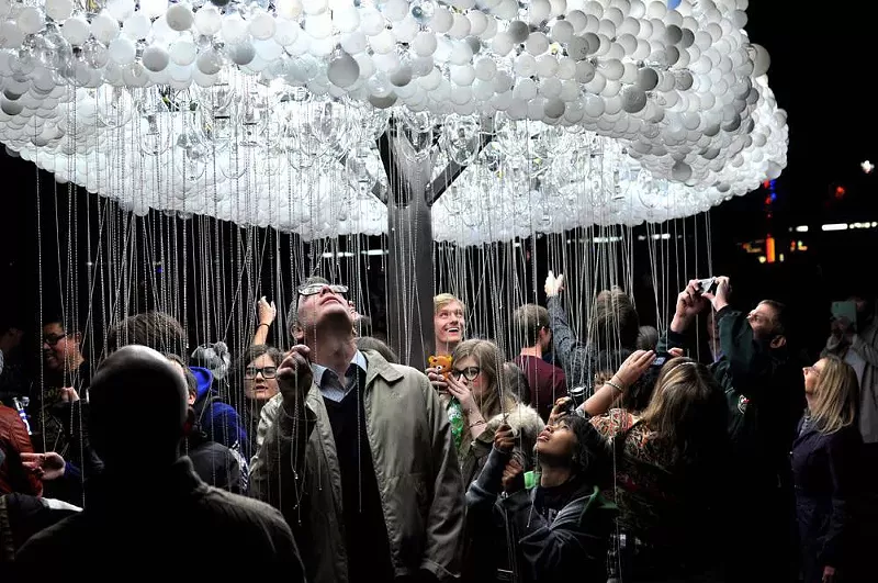 Image: Interact with "CLOUD," by Caitlind r.c. Brown and Wayne Garrett, in Breckenridge.
