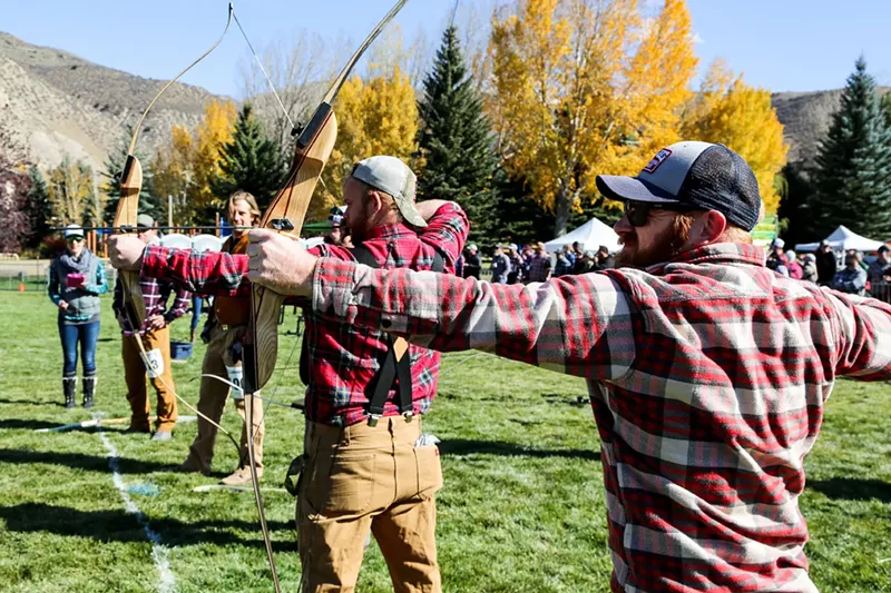 Image: Take aim at hitting the annual Man of the Cliff festival in Avon.