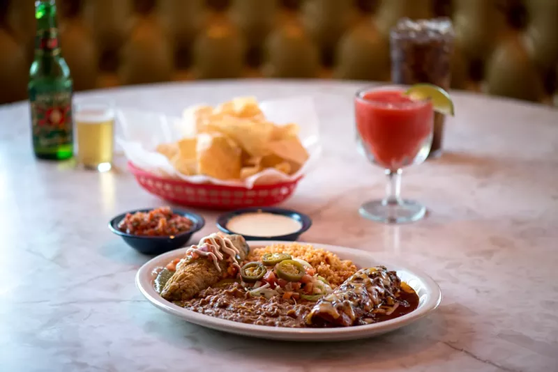 Image: Combo plates are a big part of Tex-Mex dining.
