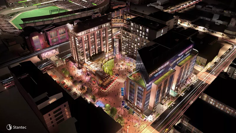 Image: McGregor Square could be as big a draw as Coors Field itself.