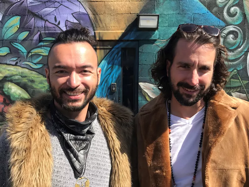 Image: Robert Champion and Mario Nocifera are launching the immersive art and dance bar the Beacon this summer.