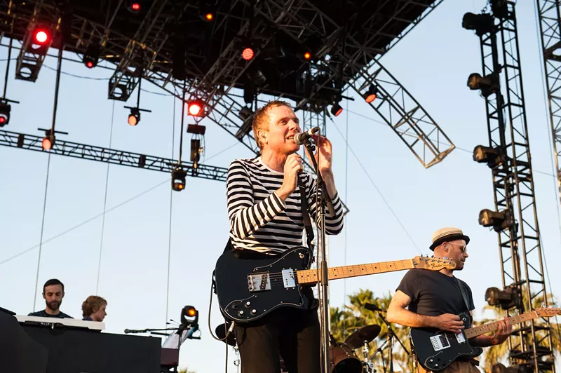 Image: Belle and Sebastian headline the Ogden Theatre on Tuesday.