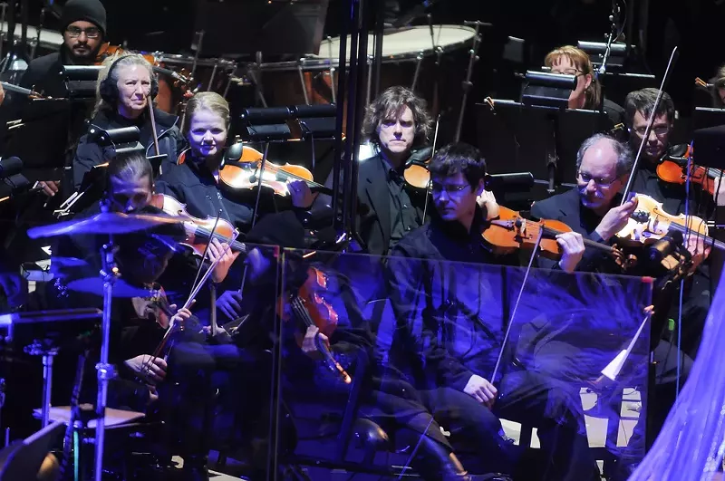 Image: The Colorado Symphony, seen here performing with the Flaming Lips at Red Rocks Amphitheatre in 2016, performs Beethoven's Symphony No 5 in C minor, Op. 67 on Tuesday.