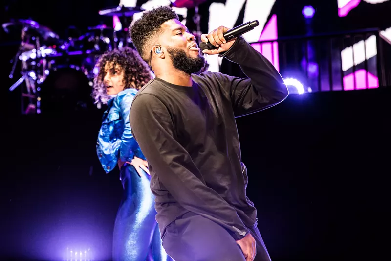 Image: Khalid headlines the Pepsi Center tonight.