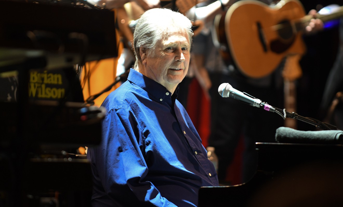 Brian Wilson performs at the Paramount Theatre tonight.