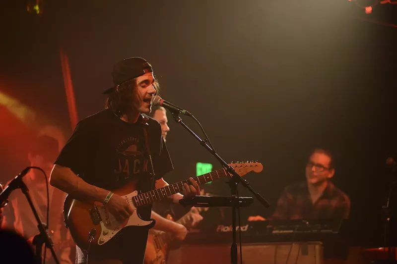 Image: Policulture performs at the Boulder Theater on Friday.