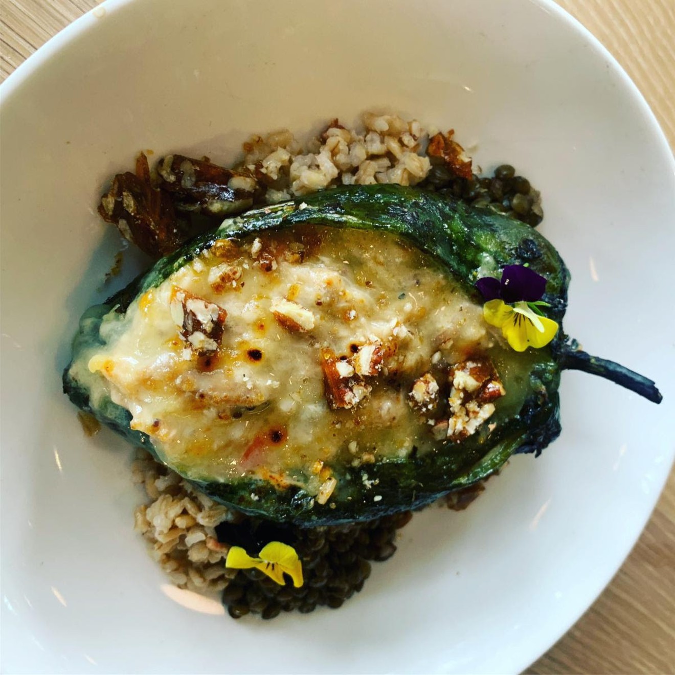 The Bindery's rabbit relleno, made to pair with a screening of Diana Kennedy: Nothing Fancy.