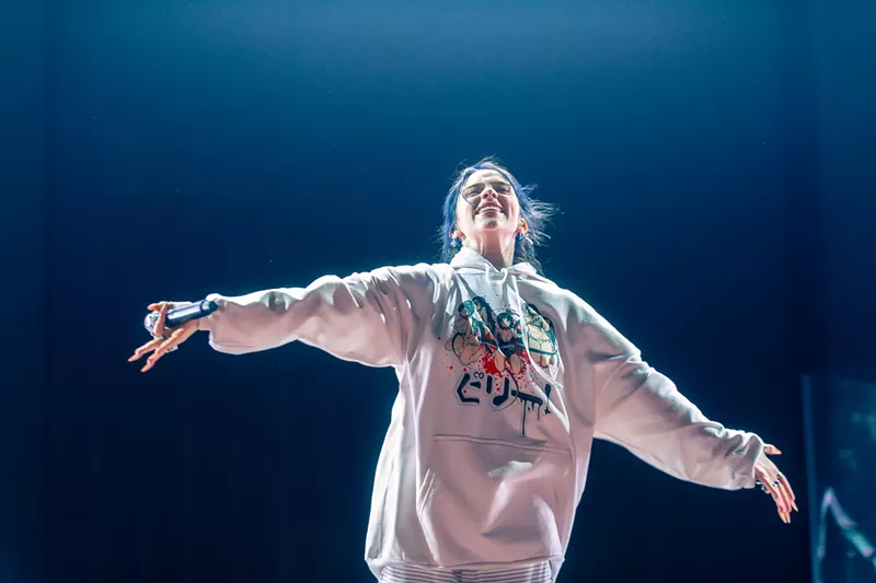 Image: Billie Eilish is back, this time at the Pepsi Center.