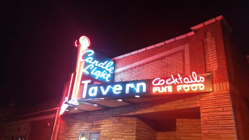Image: The Candlelight Tavern is slightly off the beaten path on a primarily residential block of Pearl Street in West Wash Park.