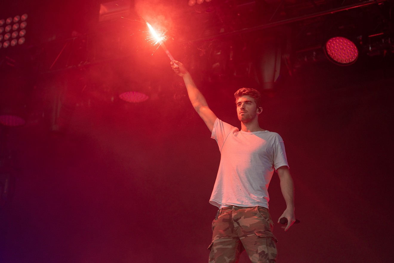Andrew Taggart makes up half of the EDM pop duo the Chainsmokers.