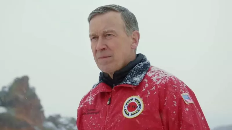 Image: John Hickenlooper as seen in the video released to announce his campaign for the presidency in 2020.