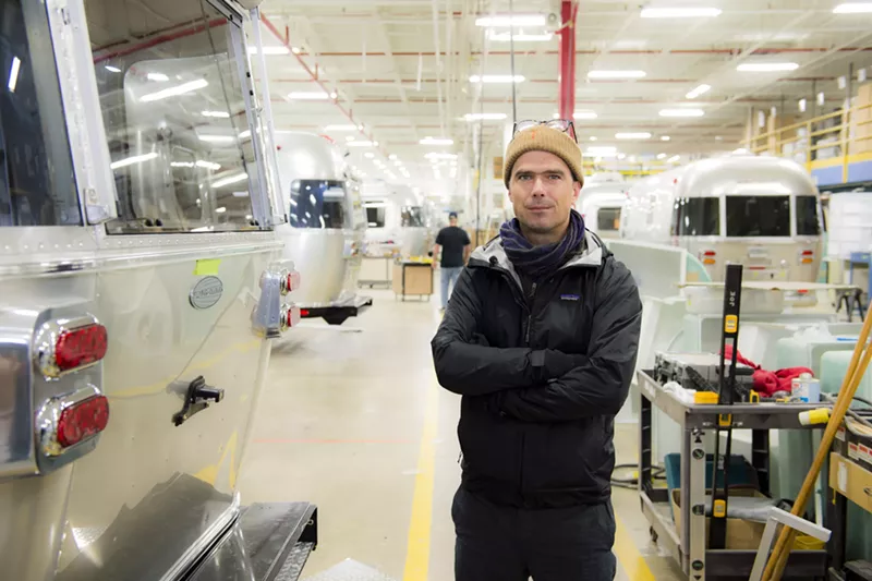 Image: Chef Hugh Acheson getting an Airstream for the book tour.