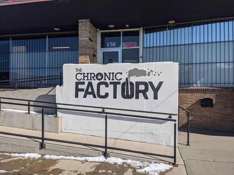 Image: The Chronic Factory opened over the summer in Denver's Baker neighborhood.