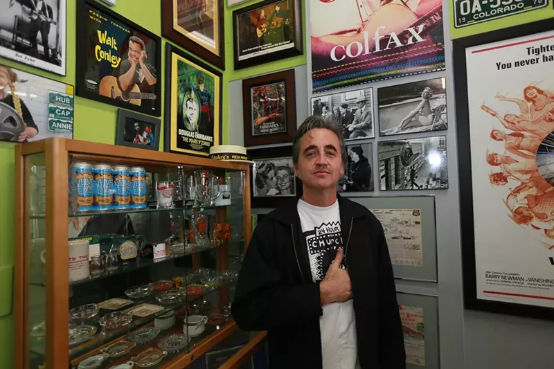 Image: Jonny Barber, at the former home of the Colfax Museum.