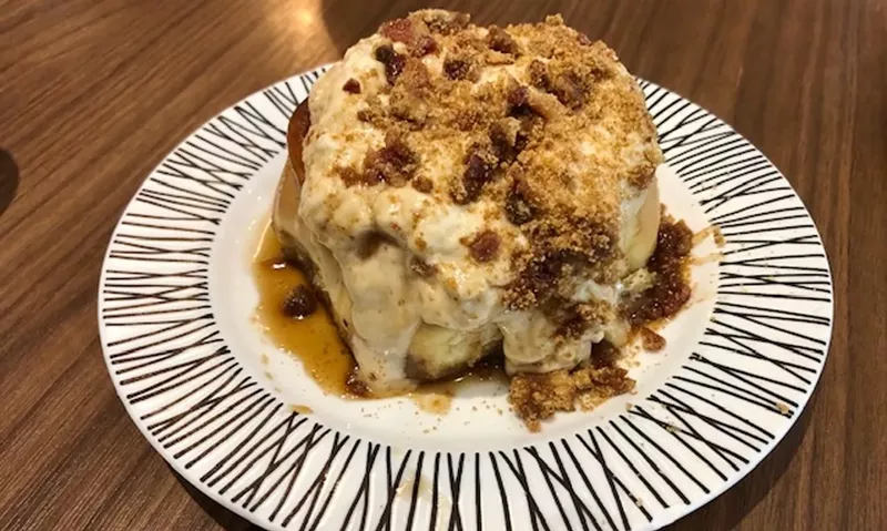 Image: Cinnamon, bacon and stout — an award-winning combination.
