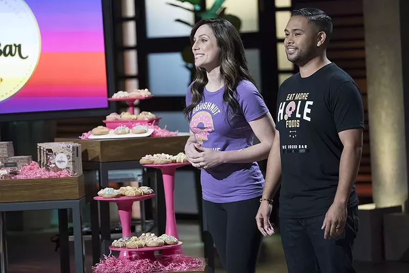 Image: Ondrea and Marquez Fernandez on Shark Tank.