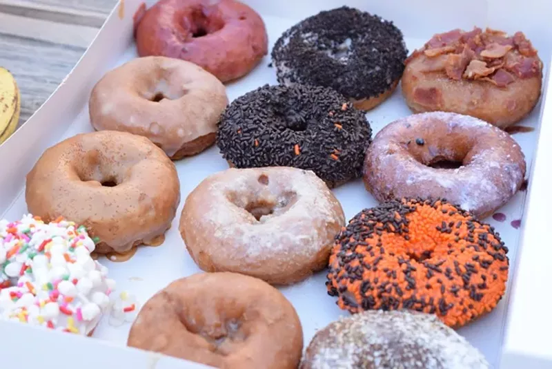 Image: BOGO on doughnuts this week at Fractured Prune.