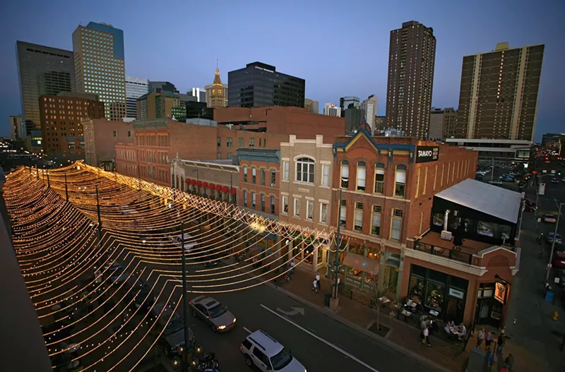 Image: Dine under the stars in Larimer Square.