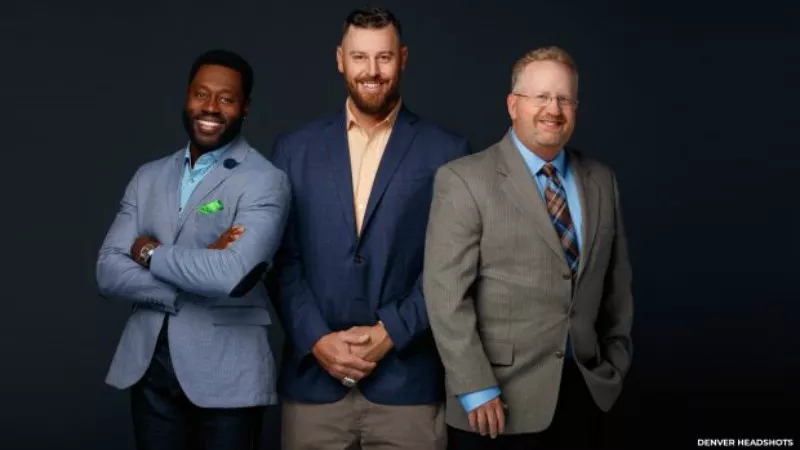 Image: Nick Ferguson, Tyler Polumbus and Darren "D-Mac" McKee are the new afternoon-drive stars on 104.3 The Fan.