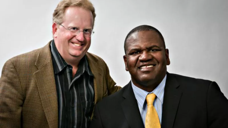 Image: Darren "D-Mac" McKee and Alfred Williams are Denver's most popular sports-radio team.