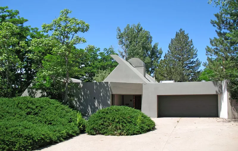 Image: Richard Crowther designed and built his home at 401 Madison Street in the late '70s.