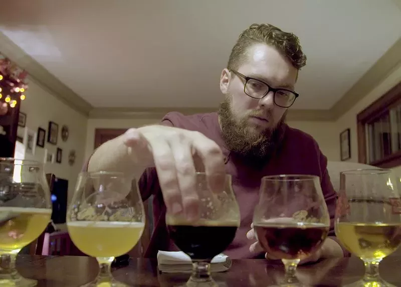 Image: A scene from the documentary film Brewmaster.