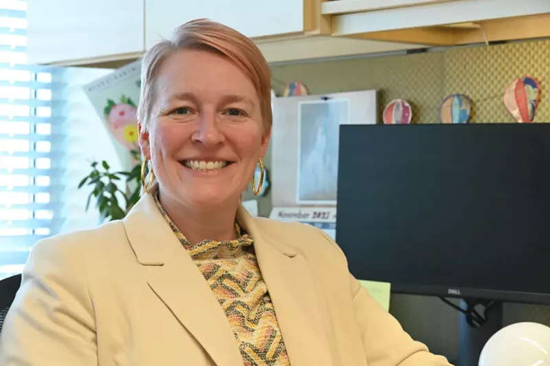 Image: Megan Devenport is the CEO of the Gathering Place, a nonprofit that serves the homeless community.