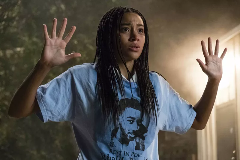 Image: Amandla Stenberg plays Starr, a sixteen-year-old girl who witnesses a white cop gunning down her childhood friend, in George Tillman Jr.’s The Hate U Give, based on Angie Thomas’s acclaimed young-adult novel.