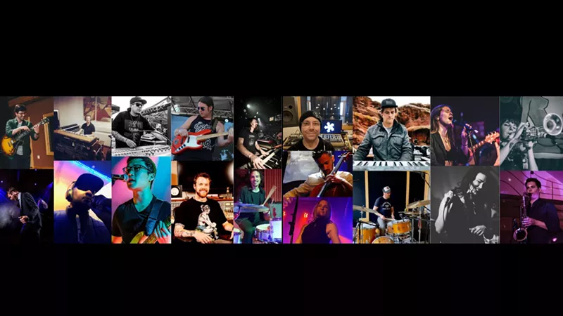 Image: A collage showing various members of the Hg Collective.