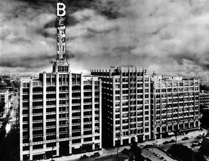 Image: The iconic Bendix Building, home of the High Beams art collective.