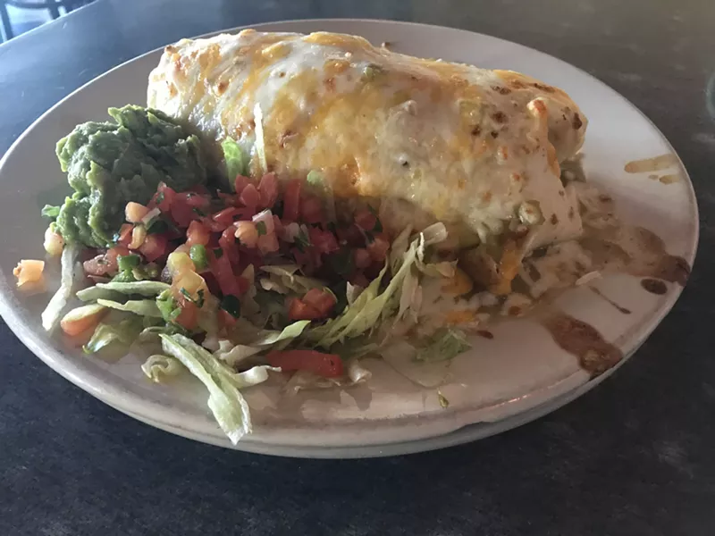 Image: The Gigunda burrito is as big as a newborn.