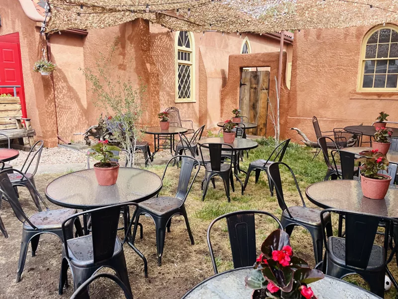 Image: This summer, the Friar's Fork plans to offer paella in the courtyard.