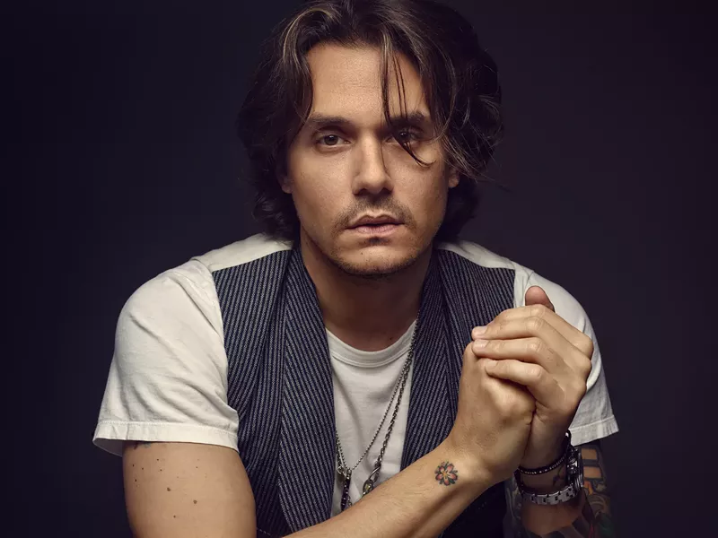 Image: John Mayer headlines Ball Arena in March.