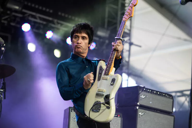 Image: Johnny Marr will open for the Killers at the Pepsi Center in August.