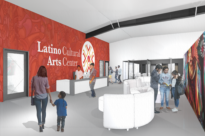 Image: A future visualization of the lobby at Las Bodegas.