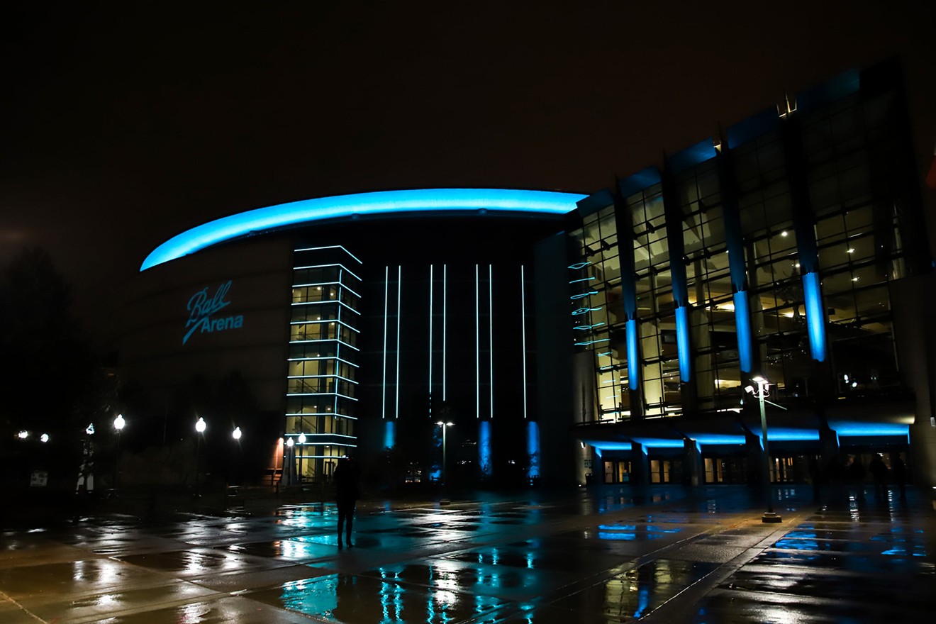 The Pepsi Center was renamed Ball Arena in late October.