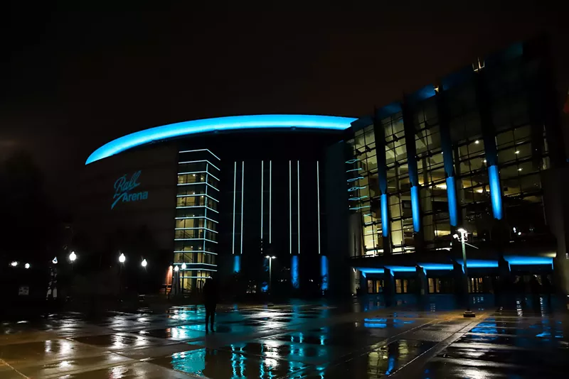 Image: The Pepsi Center was renamed Ball Arena in late October.
