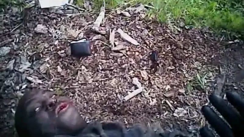 Image: Greg Heard after being tased by a Denver police officer.