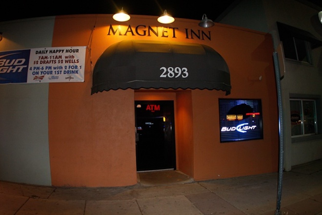 The Magnet Inn welcomes the neighborhood and concert-going crowd at 2893 South Broadway.