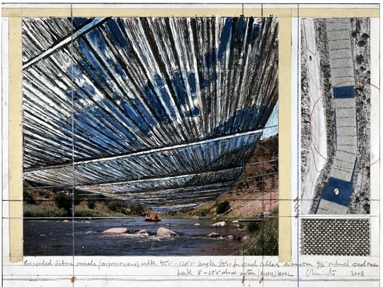 A view of Christo's vision for "Over the River."