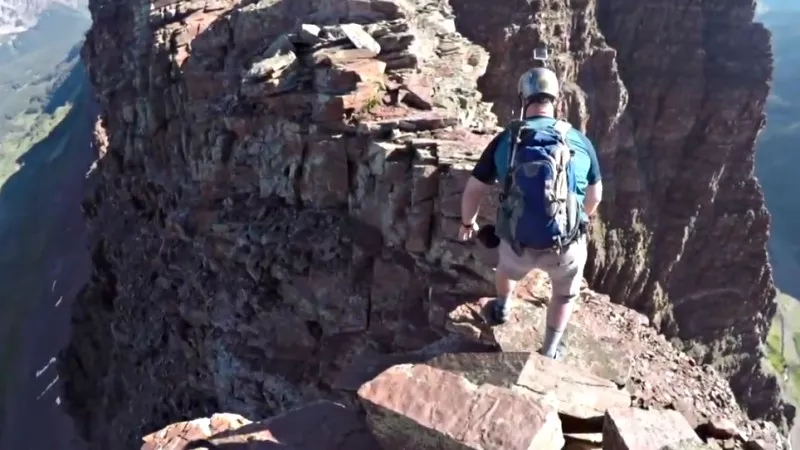 Image: A screen capture from the video "Mountain Safety: The Deadliest Colorado 14ers."