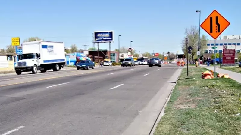 Image: A stretch of Federal Boulevard.