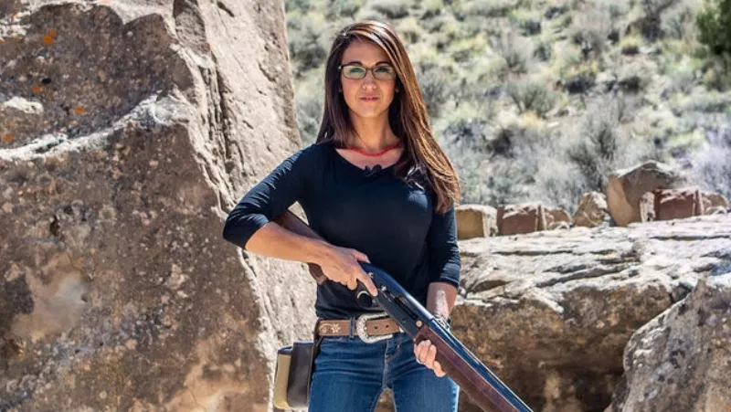 Image: The Western Conservative Summit is promoting Representative Lauren Boebert's appearance with this photo.